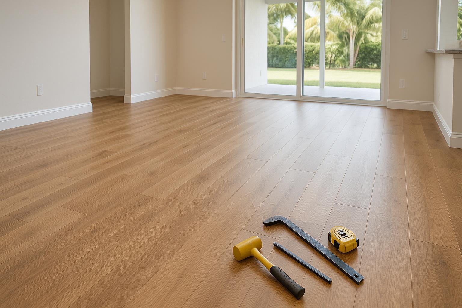 Flooring Installation service by Caliber General Contractors